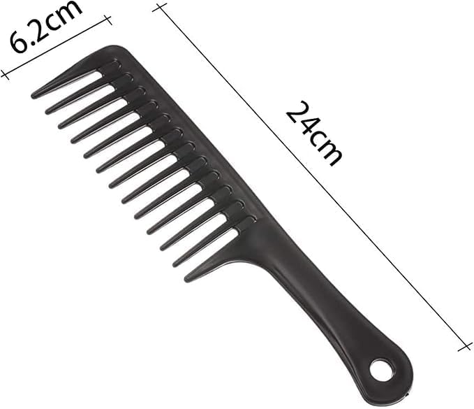 INFLUX Wide Tooth Detangling Handgrip Paddle Hair Comb for Long Hair, For Men and Women Set Curly hair, Rounded Teeth for Smooth Styling Sleek Salon-Style Design For Everyday Home Use Visit the INFLUX Store