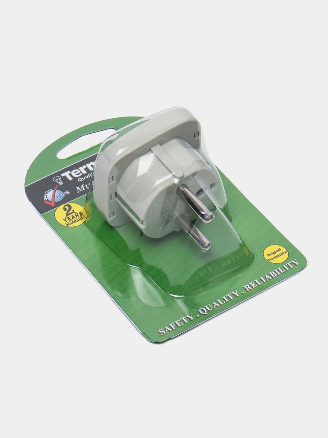 Terminator Multi Travel Adaptor Suchko To Universal Power Adapter UK/US/AU to EU Converter With Shutter & Indicator (TL15) Terminator