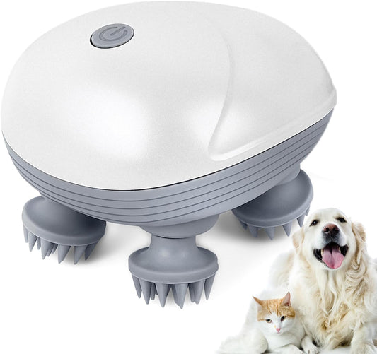 INFLUX Electric Scalp Massager–Deep Relaxation with Head Massage, Ideal for Shampoo Application–Multipurpose Foot Massager, Back Massager, Works as Hair Massager, Shampoo Brush, Foot Massager ‎INFLUX