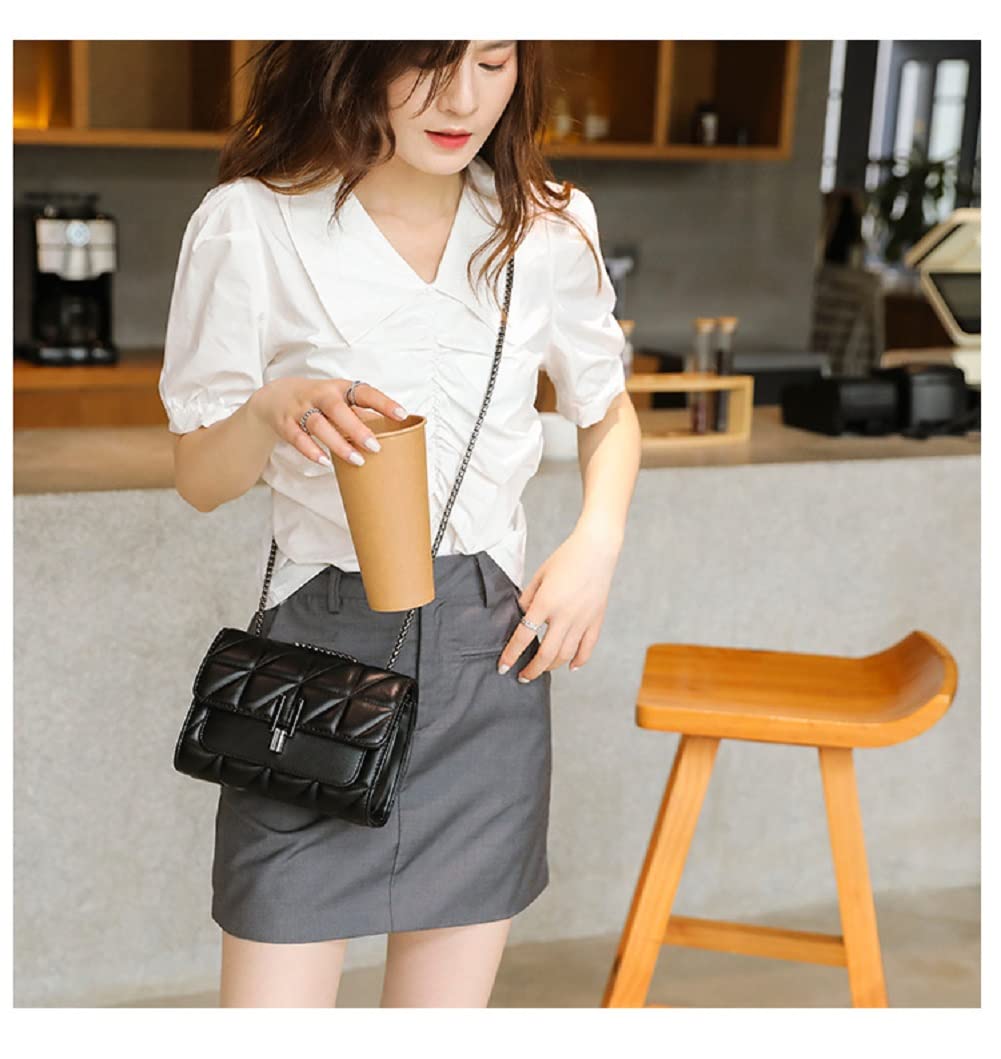 LCHYG Crossbody Bags for Women Black PU Leather Shoulder Bag, Cellphone Bags Wallet Purse and Handbags Card Holder for Women LCHYG