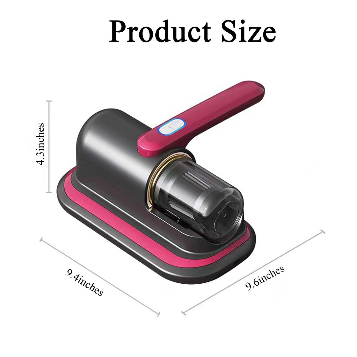 AWH B IOTSES Bed Vacuum Cleaner Upgraded Cordless UV Vacuum Cleaner, Handheld deep Mattress Vacuum Cleaner, Effectively Cleans Bedding, Sofas, Carpets and Other Fabric Surfaces ‎AWH