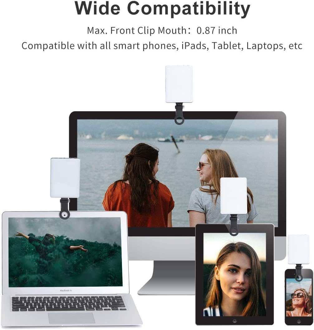 INFLUX LED Light for Photography & Video, Rechargeable Selfie Light, Lighting for Makeup, Studio, and Camera Use,Ideal for Video Shooting, Phone Light, and for Makeup, Selfie, Vlog, Video Conference Visit the INFLUX Store