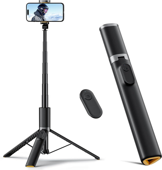 INFLUX 162cm Adjustable Mobile Stand for iPhone and Android Tripod Stand for Video Recording, Selfies, Live Streaming, with Integrated Wireless Remote, Lightweight, Extendable Phone Tripod for 4''-7'' Visit the INFLUX Store