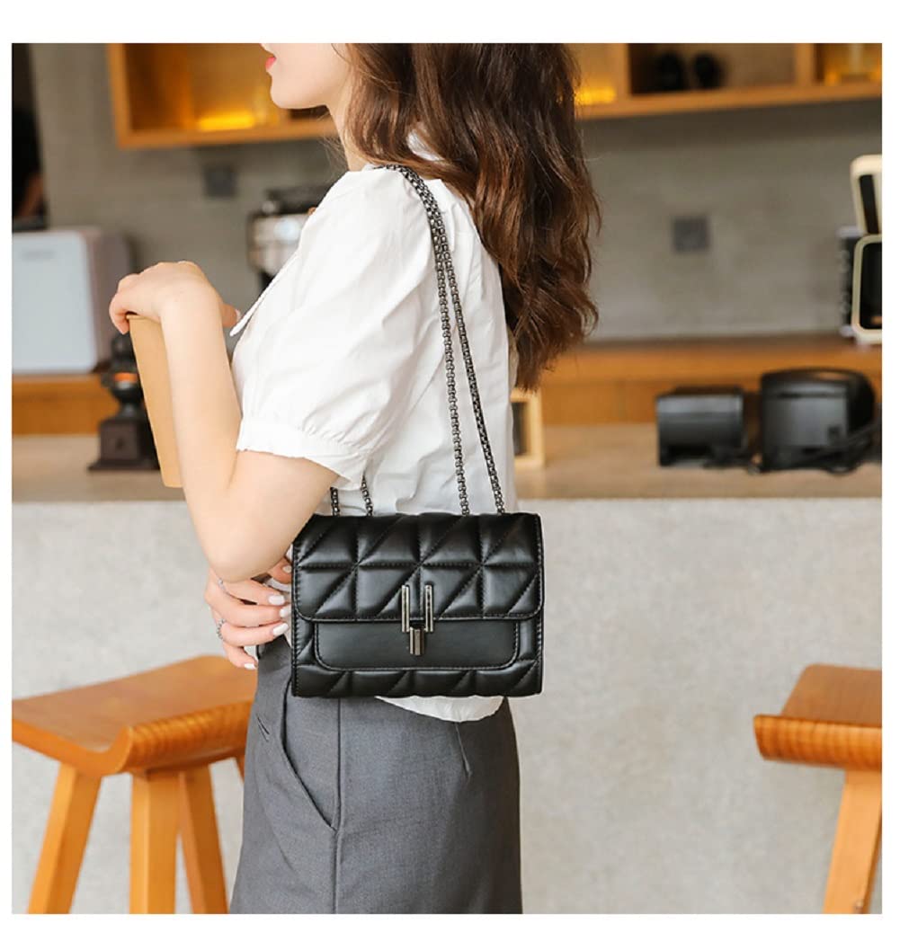 LCHYG Crossbody Bags for Women Black PU Leather Shoulder Bag, Cellphone Bags Wallet Purse and Handbags Card Holder for Women LCHYG