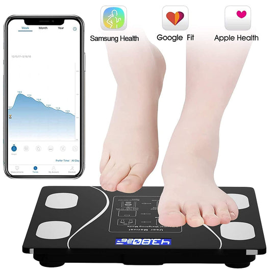Smart Digital Weighing Scale for Body Weight - Bluetooth Weight Machine with OKOK App for iOS & Android, Scale for Body Monitoring - Digital Weighing Scale for Home, Kitchen & Fitness Tracking Visit the INFLUX Store