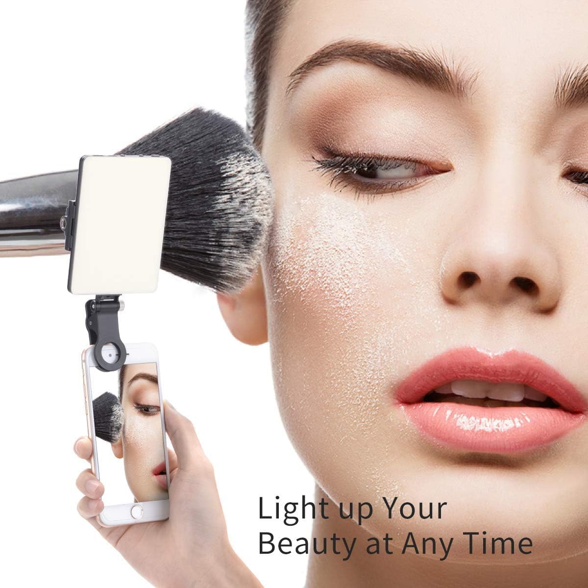 INFLUX LED Light for Photography & Video, Rechargeable Selfie Light, Lighting for Makeup, Studio, and Camera Use,Ideal for Video Shooting, Phone Light, and for Makeup, Selfie, Vlog, Video Conference Visit the INFLUX Store