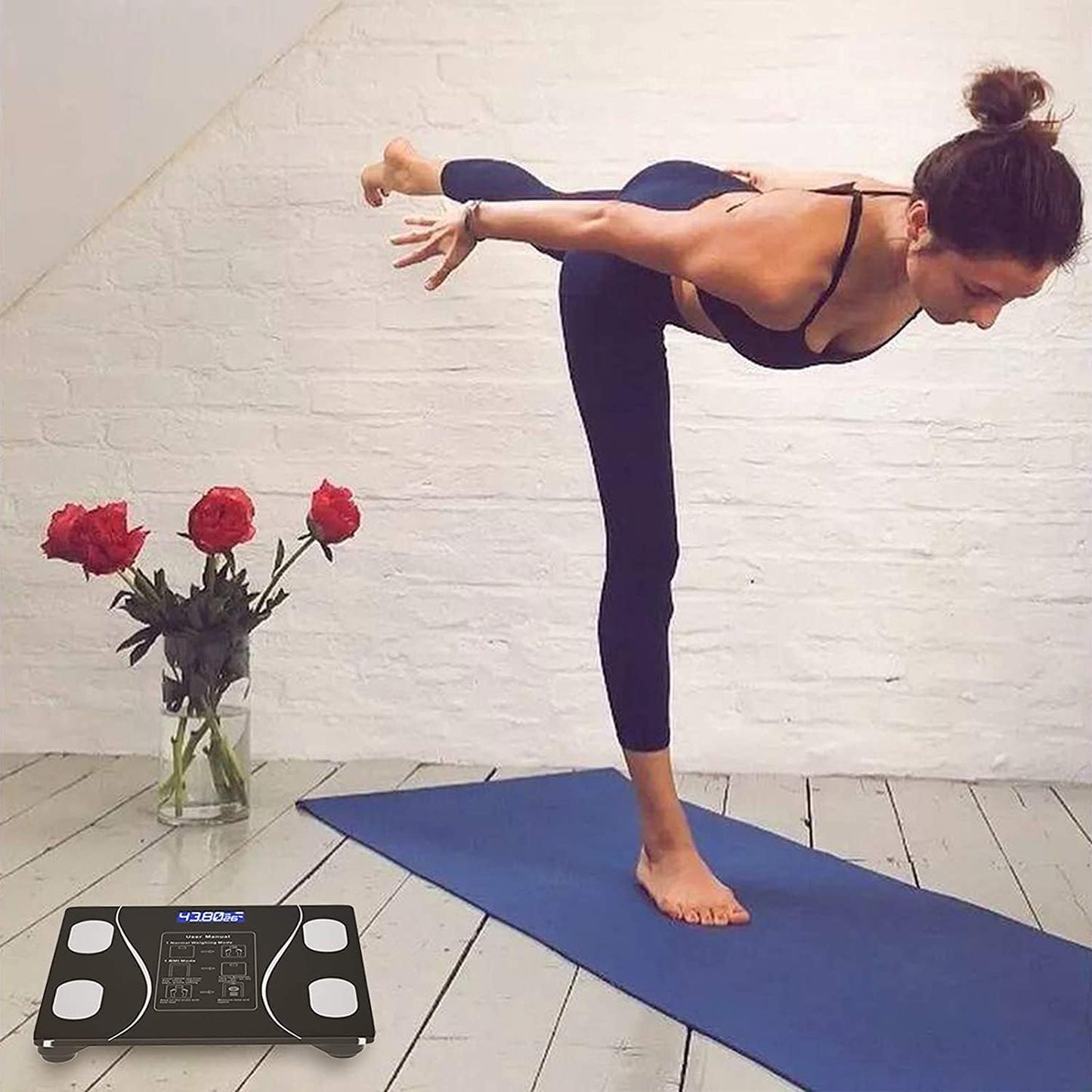 Smart Digital Weighing Scale for Body Weight - Bluetooth Weight Machine with OKOK App for iOS & Android, Scale for Body Monitoring - Digital Weighing Scale for Home, Kitchen & Fitness Tracking Visit the INFLUX Store