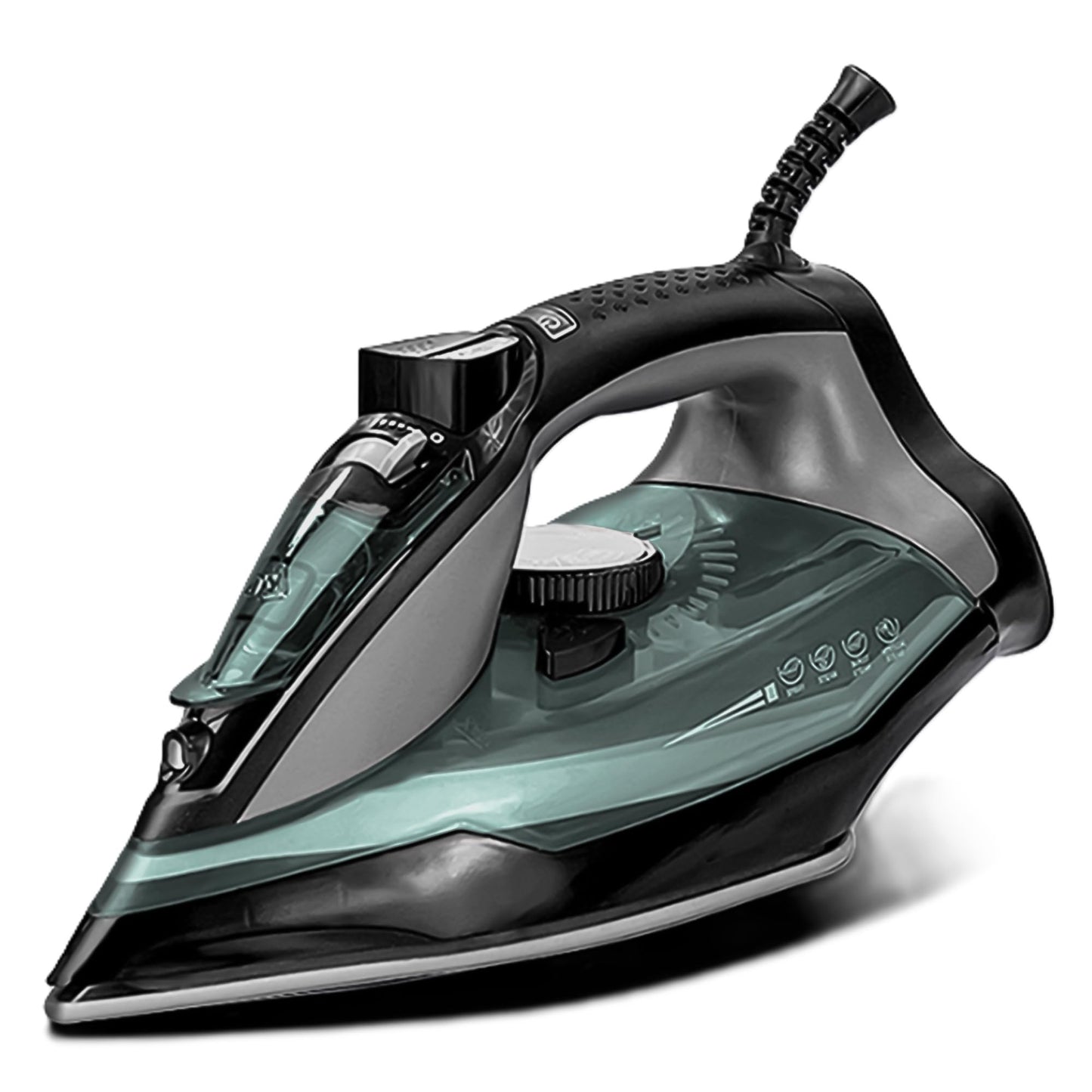 2600W Steam Iron – Ceramic Coated Soleplate, Auto Shut-Off, Anti-Calc Drip Self-Cleaning, Continuous Steam, 450ml Water Tank, Steam Burst & Spray Function – Travel Iron for Wrinkle-Free Clothes