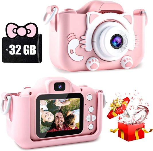 INFLUX Kids Digital Camera with 32GB SD Card–Capture Every Moment with This Fun, Durable, and Easy-to-Use Camera for Boys and Girls Ages 4-12, Gift for Birthdays, Holidays, and Christmas Visit the INFLUX Store