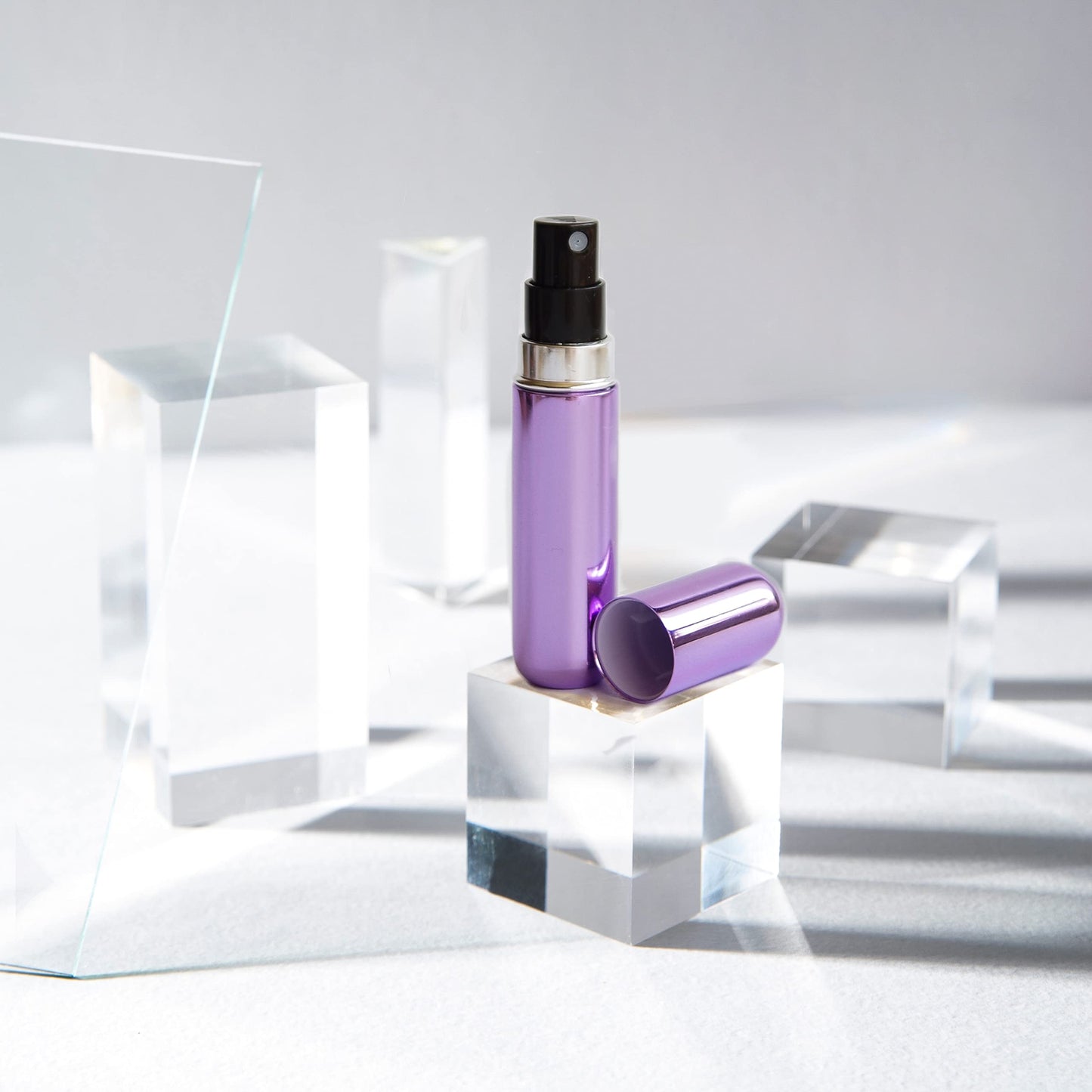 KJHD 4PCS Portable Mini Refillable Perfume Atomizer Bottle, Refillable Perfume Spray, Atomizer Perfume Bottle, Scent Pump Case for Traveling and Outgoing, 5ml Multicolor Perfume SpraY KJHD