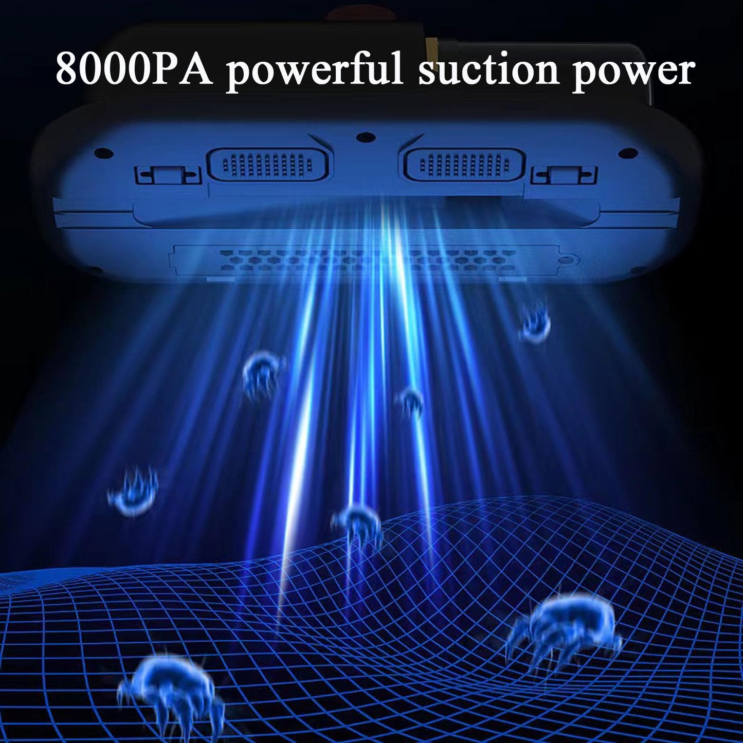 AWH B IOTSES Bed Vacuum Cleaner Upgraded Cordless UV Vacuum Cleaner, Handheld deep Mattress Vacuum Cleaner, Effectively Cleans Bedding, Sofas, Carpets and Other Fabric Surfaces ‎AWH