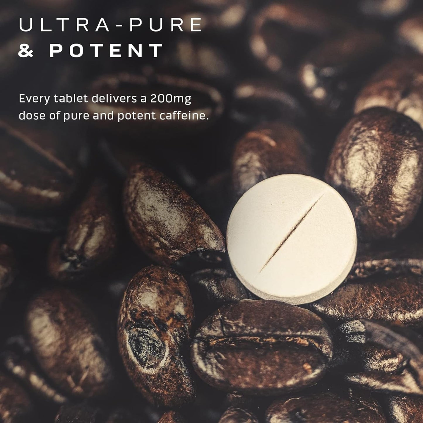 MuscleTech 100% Caffeine Boost: Ultra-Pure Energy Pills for Maximum Vitality - 125 Tablets