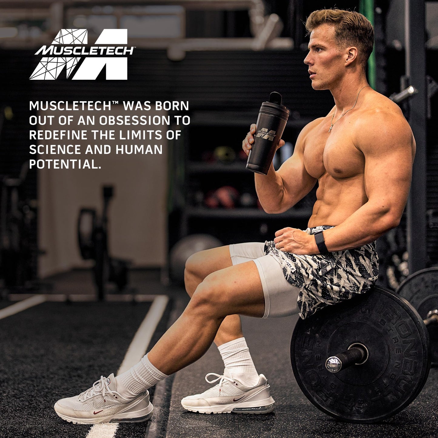Muscletech Nitro Tech Ultra-Pure Whey Protein Formula for Fast Recovery Gluten Free with 24 grams Protein, 5.3 grams BCAAs & 4 grams Glutamine & Precursor Protein Drink, Cookies & Cream, 5.00 lbs