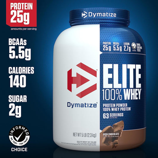 Dymatize Elite Whey Rich Chocolate, 5 lb