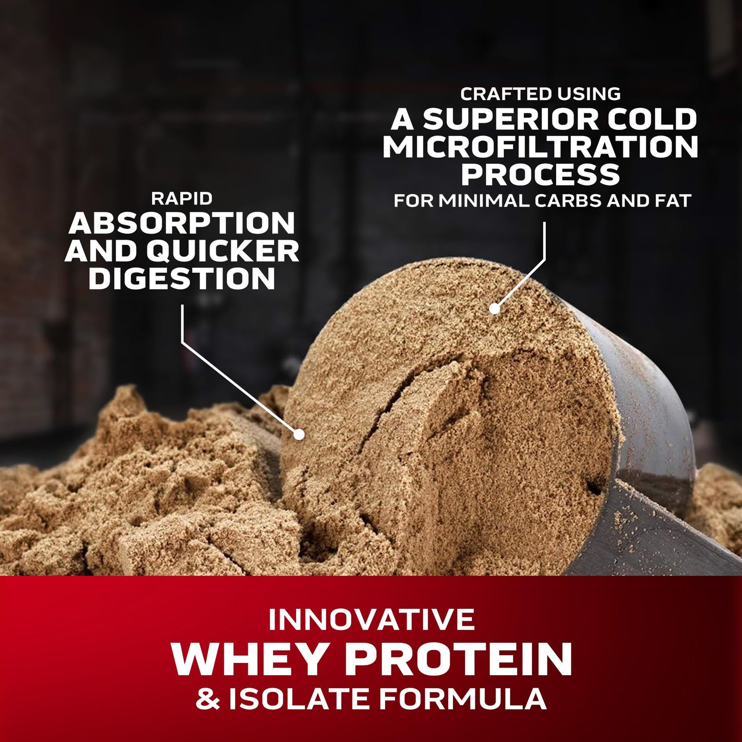 Muscletech Nitro Tech Ultra-Pure Whey Protein Formula for Fast Recovery Gluten Free with 24 grams Protein, 5.3 grams BCAAs & 4 grams Glutamine & Precursor Protein Drink, Cookies & Cream, 5.00 lbs